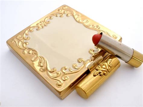 lipstick compact case with mirror.